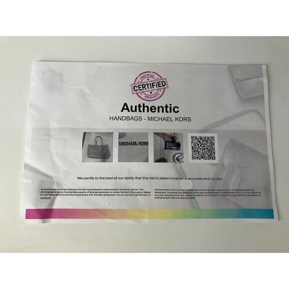 MICHAEL KORS TWO WAY GRAY PEBBLED CROSSBODY TOTE BAG - Picture 12 of 16